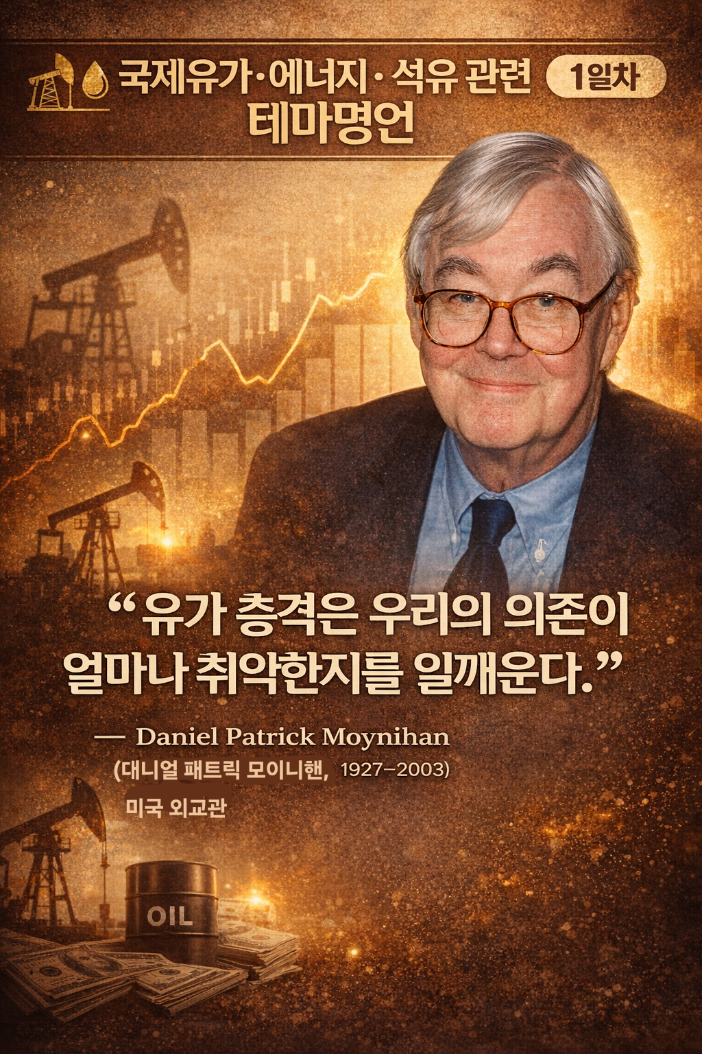 [영끌 한줄, 주간 테마명언]   4월 3주차(4/20~04/26)   '국제유가, 에너지, 석유'